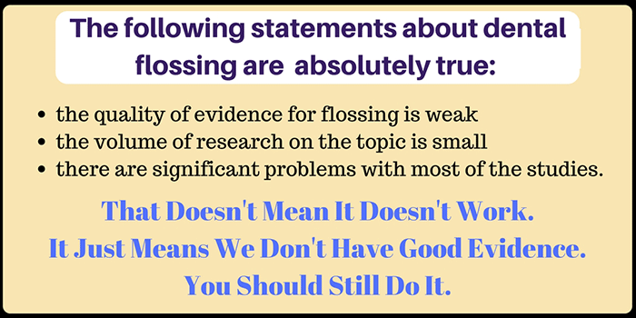 dental flossing is good for you